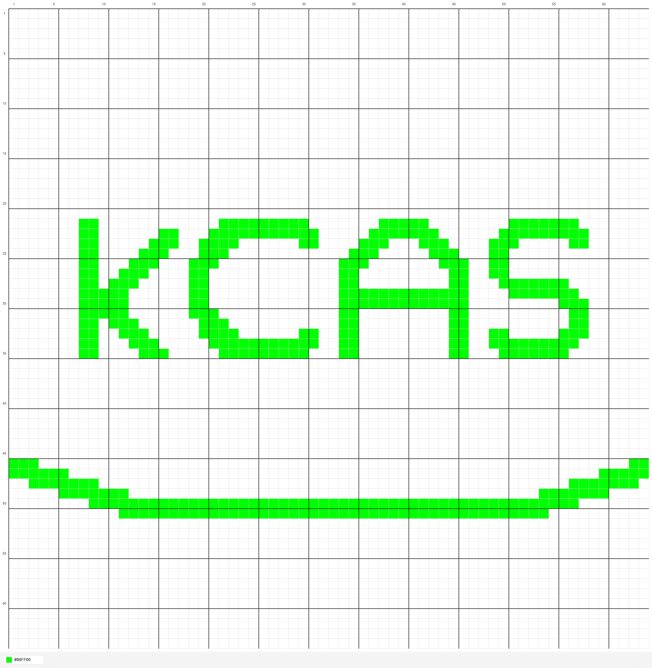 사용자가 KnittyCat으로 만든 격자 도안