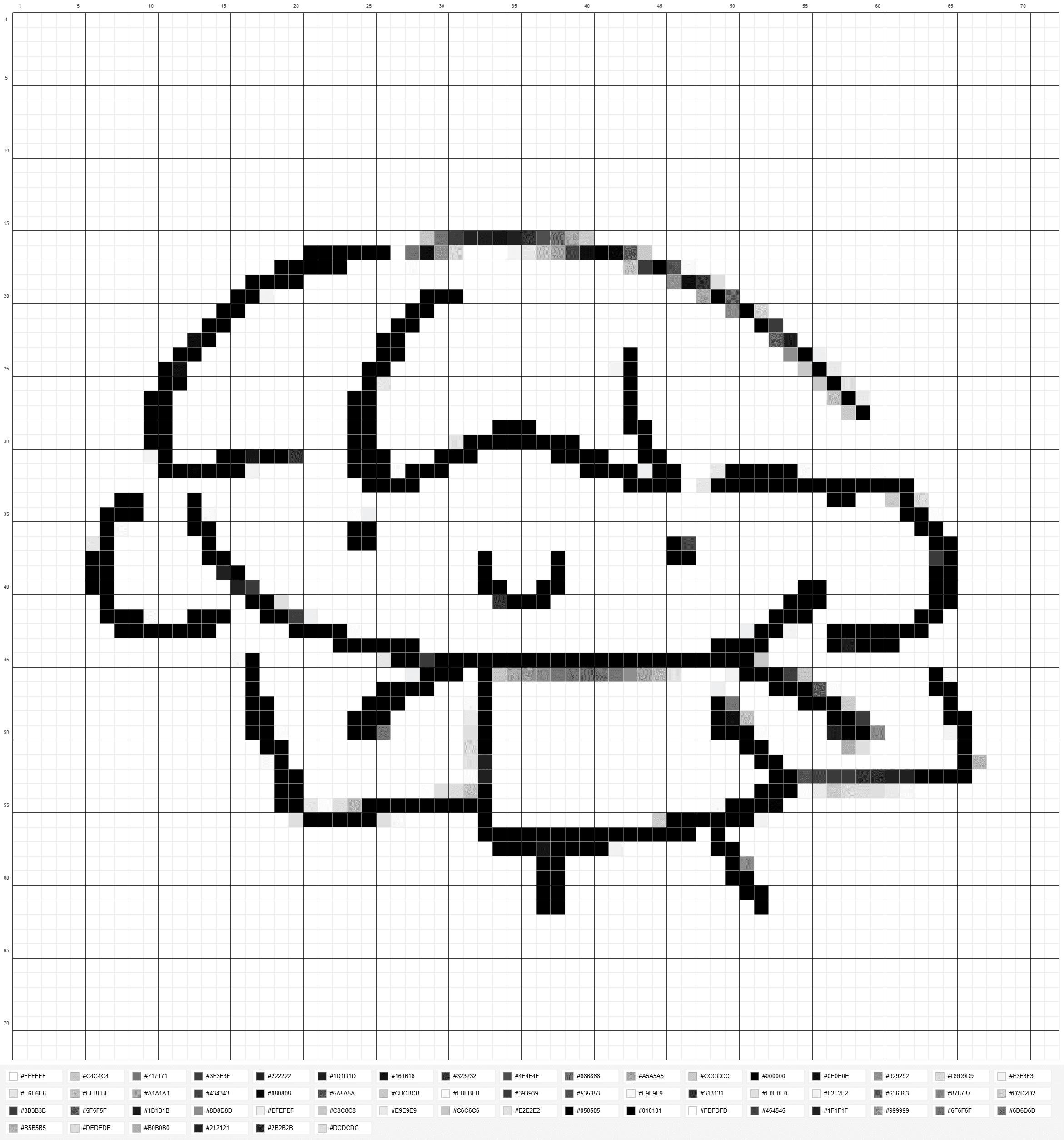 사용자가 KnittyCat으로 만든 격자 도안