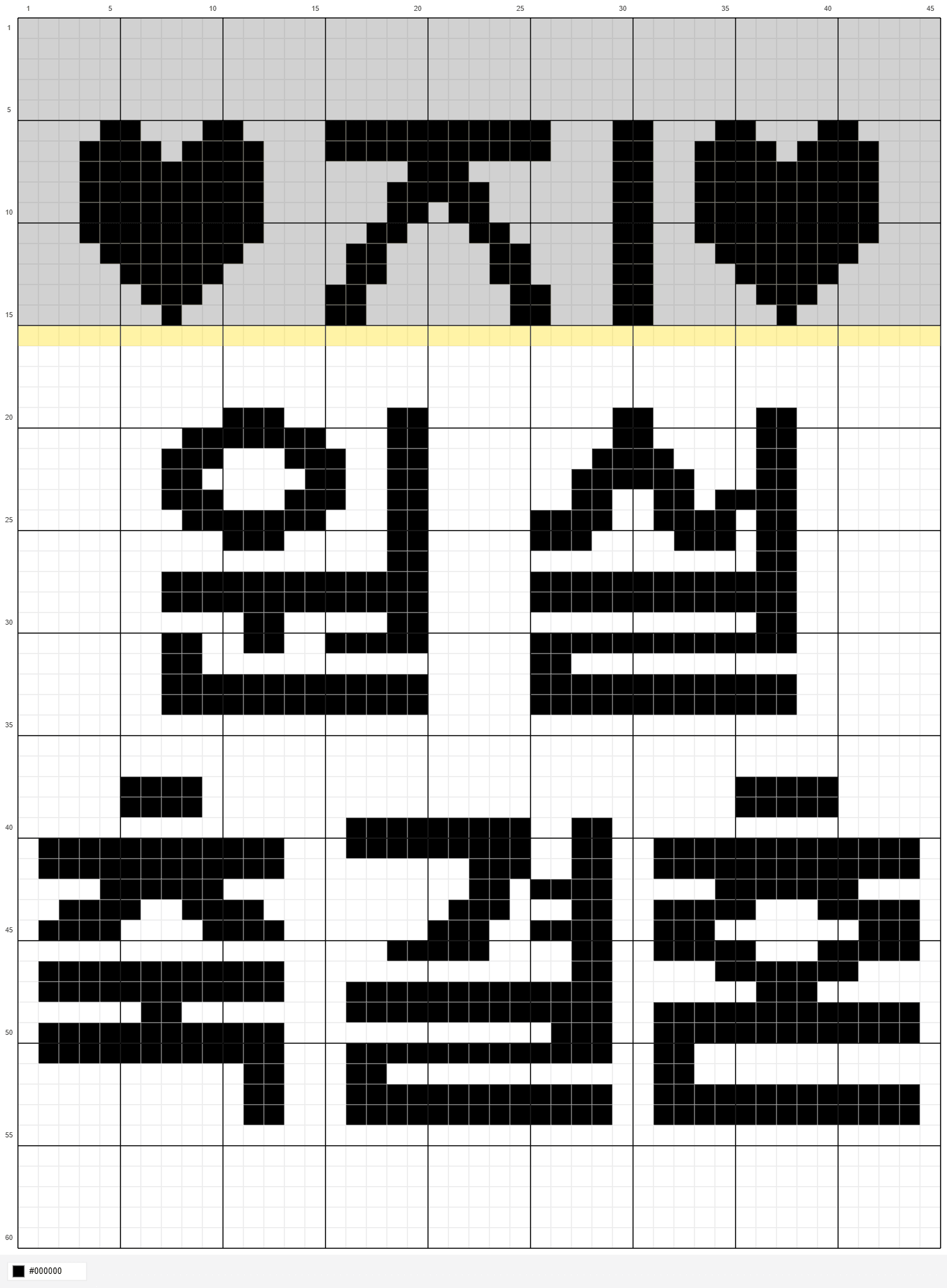 사용자가 KnittyCat으로 만든 격자 도안