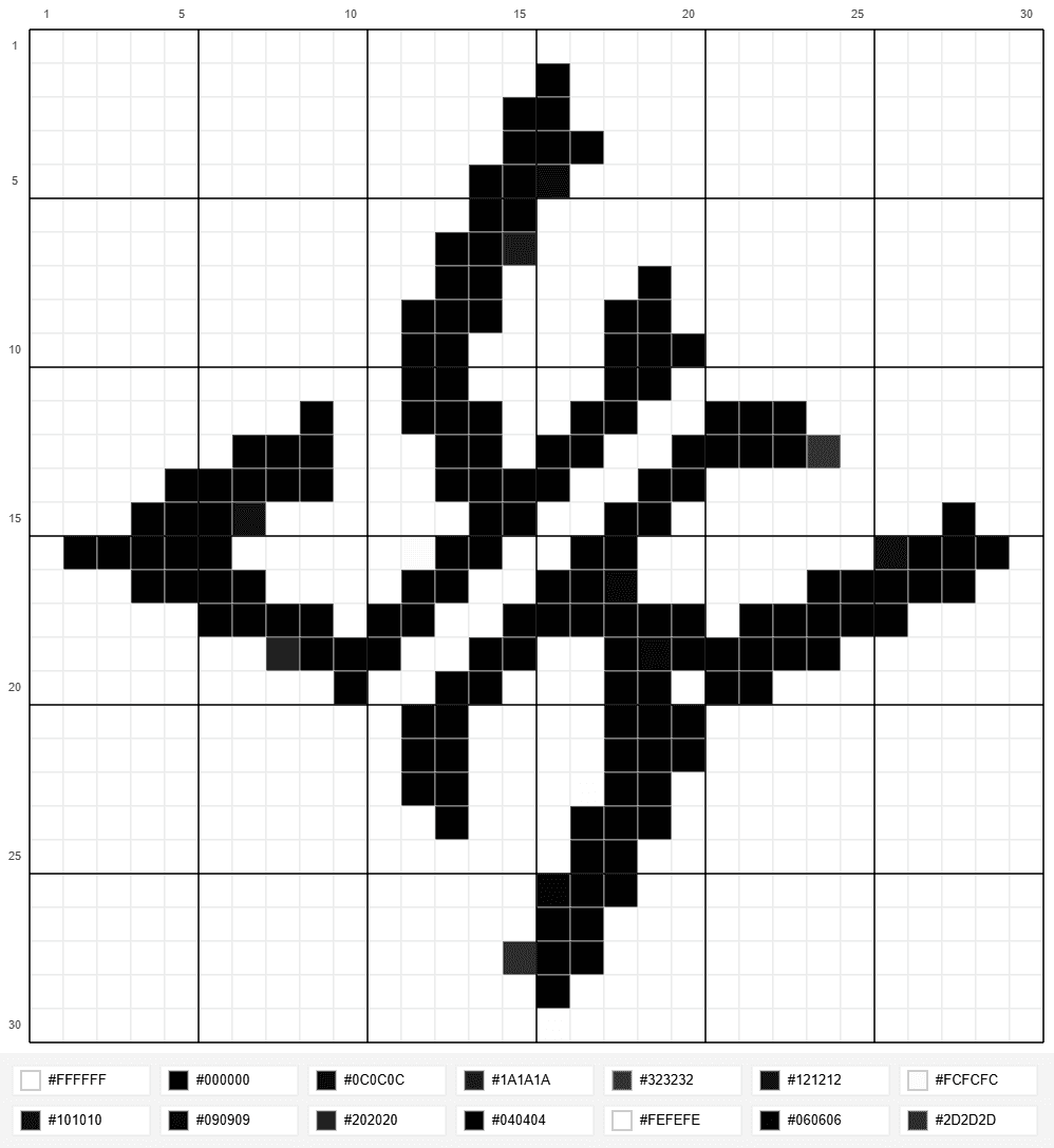 사용자가 KnittyCat으로 만든 격자 도안